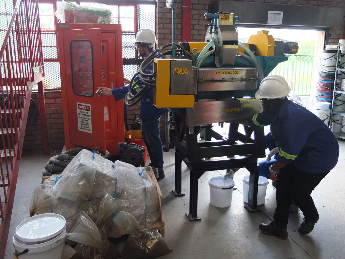 Metanza technical team at work