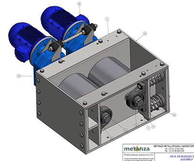 Laboratory roll crusher